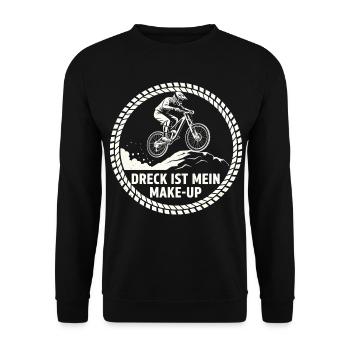 Vélo de route Vélo Vélo Sport Vélo VTT - Sweat-shirt Unisexe - noir - Devant - Alina (178cm) & Michal (187cm)