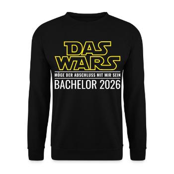 Bachelor 2026 Das wars - Unisex Pullover - Schwarz - Vorne - Alina (178cm) & Michal (187cm)