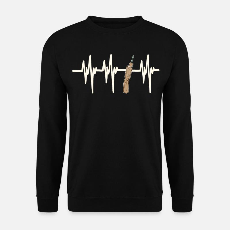 Heartbeat Fallas de Valencia Trueno - Unisex Pullover - Schwarz