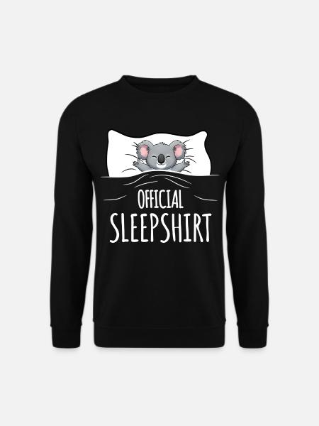 Koala Sleepshirt - Unisex Sweatshirt - black