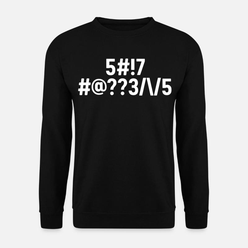 Shit Happens Coded - Unisex Sweatshirt - black