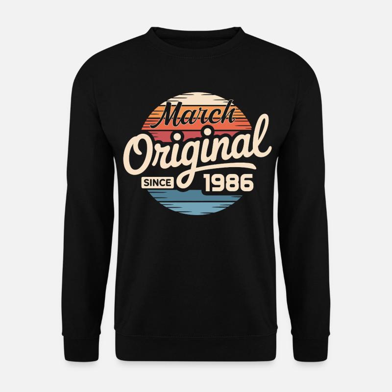 Legendary since march 1986 - Unisex Sweatshirt - black