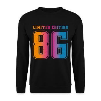 Millésime 1986 - Sweat-shirt Unisexe - noir - Devant - Alina (178cm) & Michal (187cm)