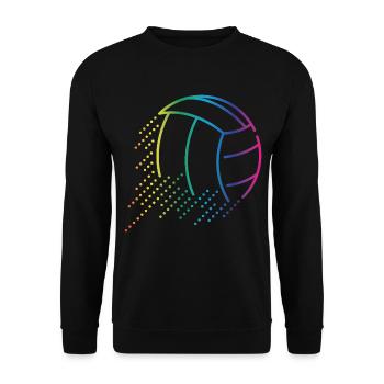 Ballon de volley-ball - Sweat-shirt Unisexe - noir - Devant - Alina (178cm) & Michal (187cm)