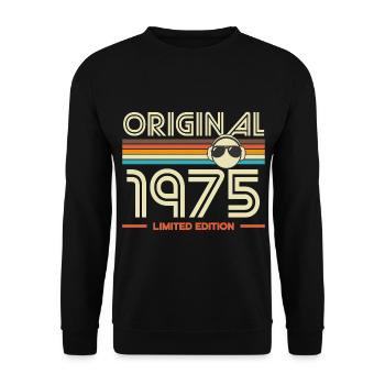 Original 1975 Limited Edition - Unisex Sweatshirt - black - Front - Alina (178cm) & Michal (187cm)