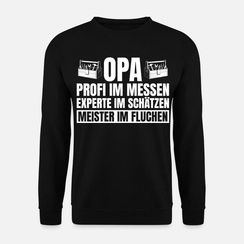 Grandpa Repairs Everything Handyman Gift - Unisex Sweatshirt - black