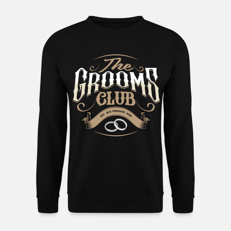 Grooms Club 2026 Junggesellenabschied - Unisex Pullover - Schwarz