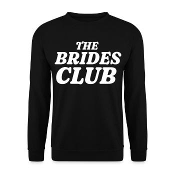 The Brides Club - Unisex Sweatshirt - black - Front - Alina (178cm) & Michal (187cm)