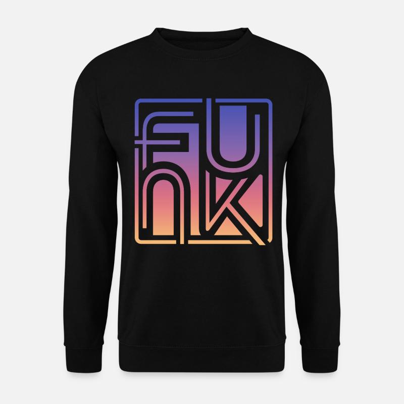 Funk Musik - Unisex Pullover - Schwarz