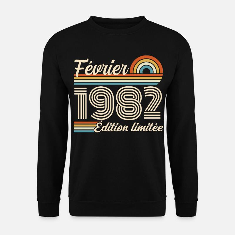 Februar 1982 - Unisex Pullover - Schwarz