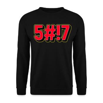 Shit 3D - Unisex Sweatshirt - black - Front - Alina (178cm) & Michal (187cm)