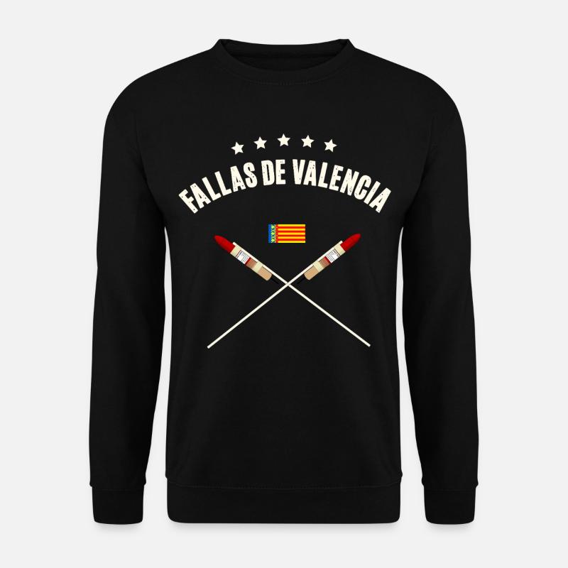 Fusée Fallas De Valencia - Sweat-shirt Unisexe - noir