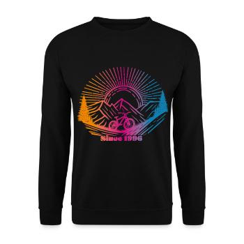 Depuis 1996 - Sweat-shirt Unisexe - noir - Devant - Alina (178cm) & Michal (187cm)