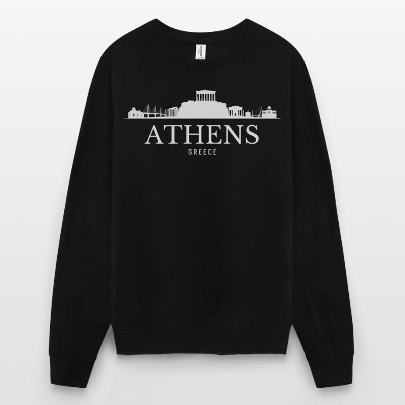 Silhouette d’Athènes, Grèce d’Athènes Sweat-shirt Unisexe