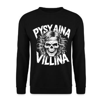 Conception du crâne sauvage - Sweat-shirt Unisexe - noir - Devant - Alina (178cm) & Michal (187cm)