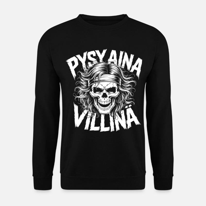 Wild Skull Design - Unisex Sweatshirt - black