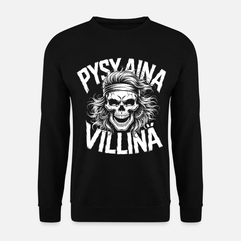 Wild Skull Design - Unisex Sweatshirt - black