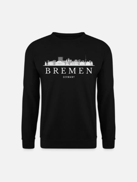 Bremen Skyline, Bremen Germany - Unisex Sweatshirt - black