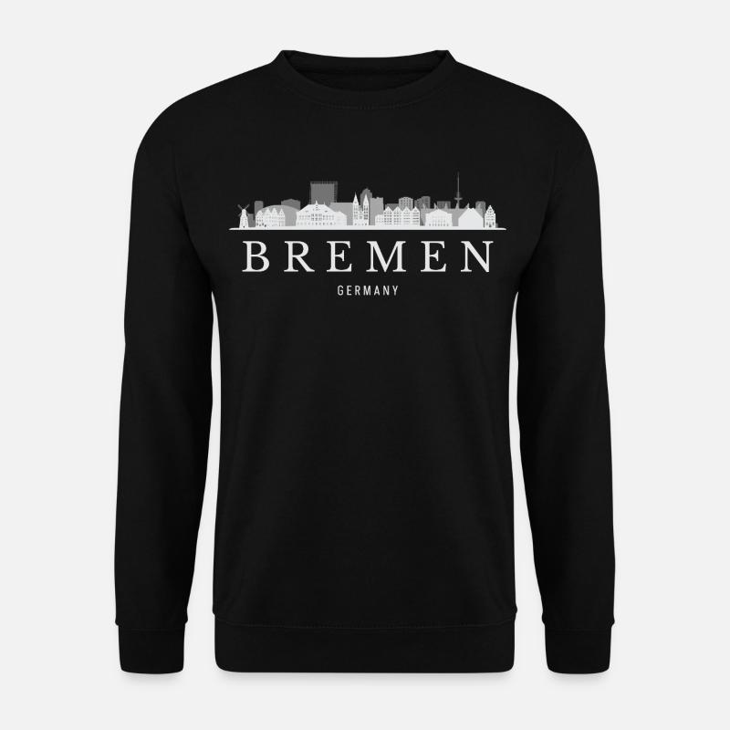Bremen Skyline, Bremen Germany - Unisex Sweatshirt - black