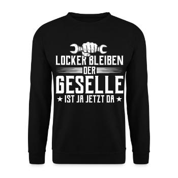 Enfin, examen de technicien mécatronique automobile compagnon - Sweat-shirt Unisexe - noir - Devant - Alina (178cm) & Michal (187cm)