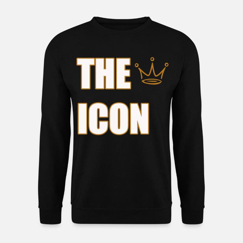THE ICON – Bold Legendary Statement Design - Unisex Pullover - Schwarz