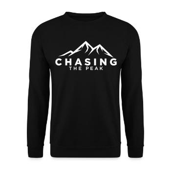 Chasse au sommet : randonnée dans les montagnes : aventure en nature - Sweat-shirt Unisexe - noir - Devant - Alina (178cm) & Michal (187cm)