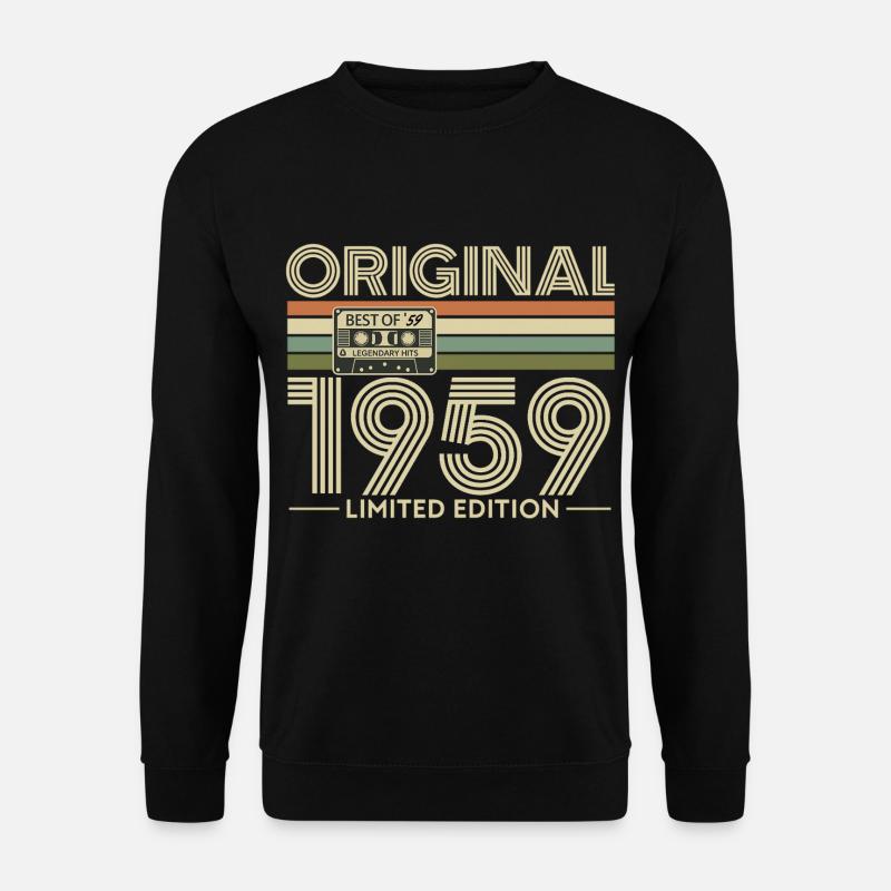 1959 Limited Edition Cassette - Unisex Sweatshirt - black
