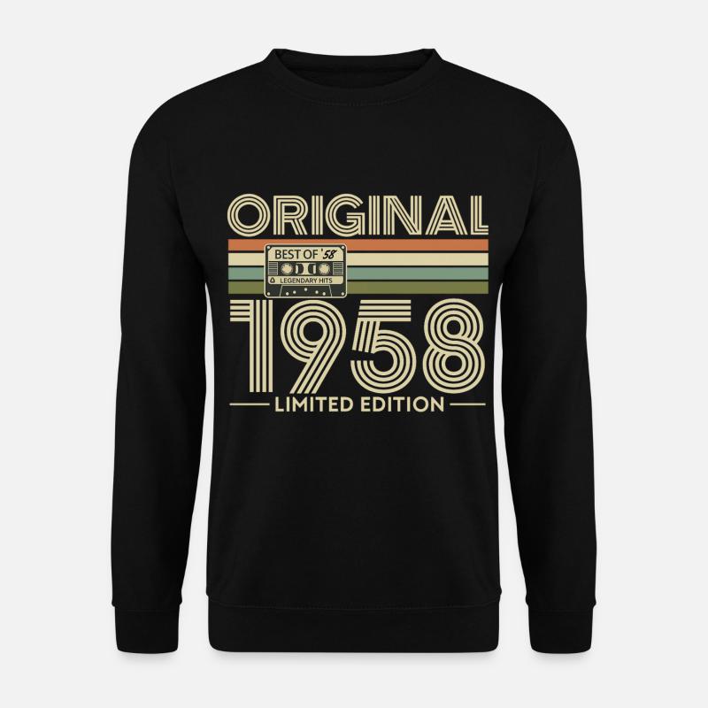 Original 1958 Edition Retro - Unisex Sweatshirt - black