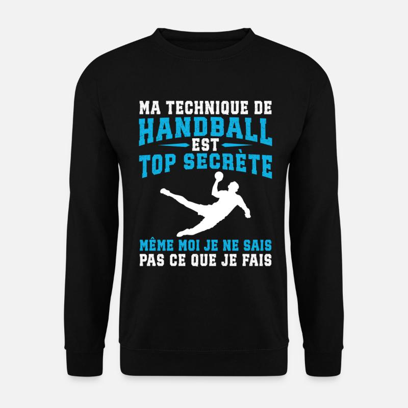 Handball - Unisex Pullover - Schwarz