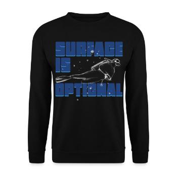 Plongeurs Plongée sous-marine Plongée - Sweat-shirt Unisexe - noir - Devant - Alina (178cm) & Michal (187cm)