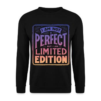 Limited Edition - Unisex Pullover - Schwarz - Vorne - Alina (178cm) & Michal (187cm)