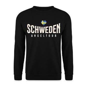 Voyage de pêche en Suède - Sweat-shirt Unisexe - noir - Devant - Alina (178cm) & Michal (187cm)