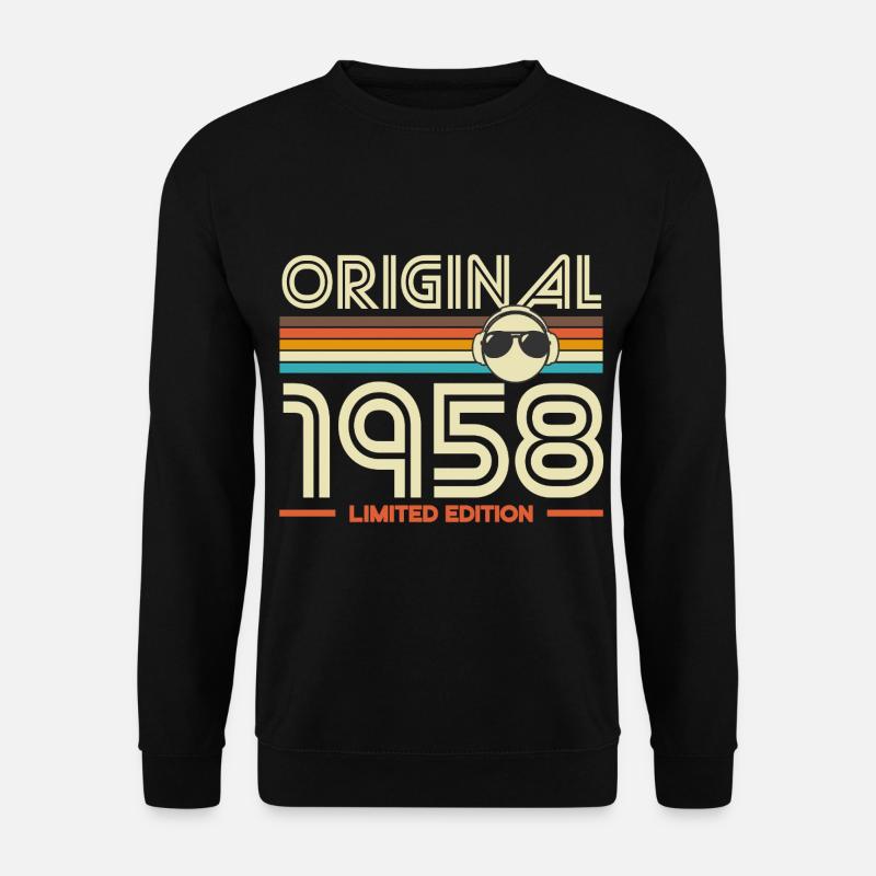 Originale Retro-Edition von 1958 - Unisex Pullover - Schwarz