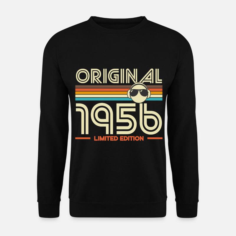 Original 1956 Retro Stripes - Sweat-shirt Unisexe - noir