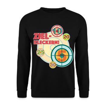 Target spilling - because something always goes wrong - Unisex Sweatshirt - black - Front - Alina (178cm) & Michal (187cm)