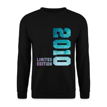 2010 Limited Edition 16 Years Anniversary - Unisex Sweatshirt - black - Front - Alina (178cm) & Michal (187cm)
