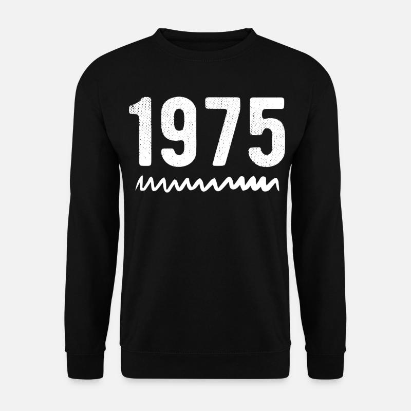 1975 Anniversary 1975 Retro 1975 - Unisex Sweatshirt - black