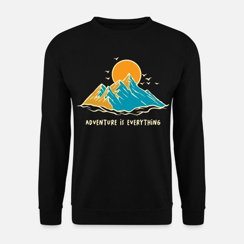 Adventure Is Everything Shirt - Unisex Sweatshirt - black