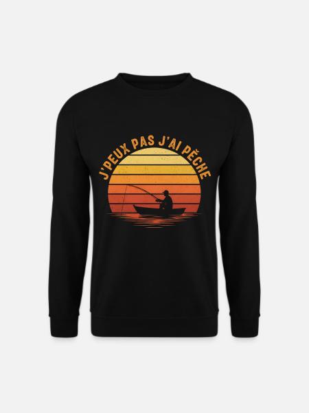 I can't I fished - Unisex Sweatshirt - black