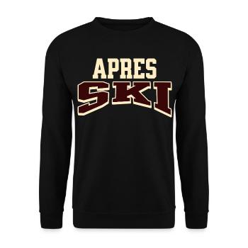 Après-ski - Unisex Sweatshirt - black - Front - Alina (178cm) & Michal (187cm)