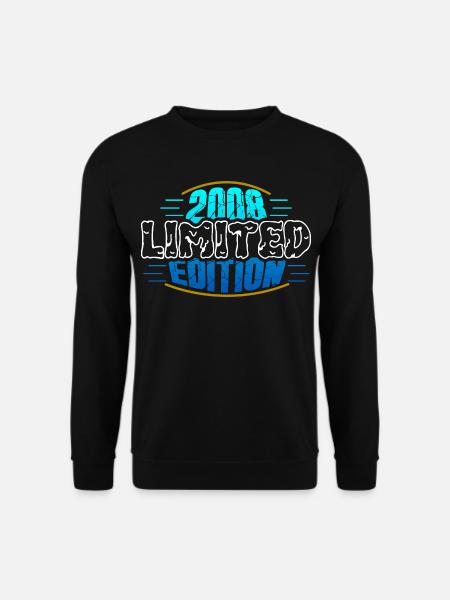2008 Limited Edition Retro Design - Birthday - Unisex Sweatshirt - black