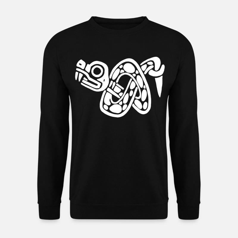 Noeud de serpent blanc - Sweat-shirt Unisexe - noir