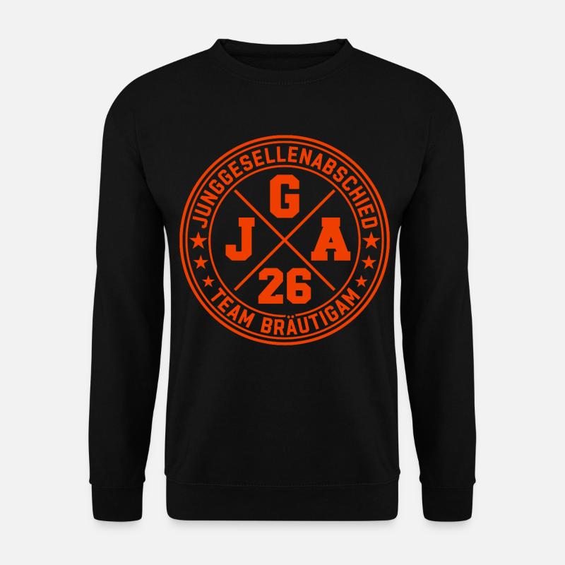 Polterabend 2026 Polterabend Brudgom - Unisex sweater - sort