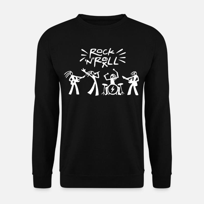 Rock'n'Roll-Band - Unisex Pullover - Schwarz