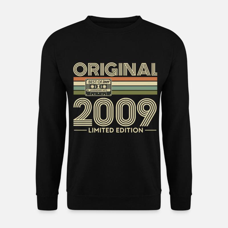 Original 2009 Retro Cassette - Unisex Sweatshirt - black