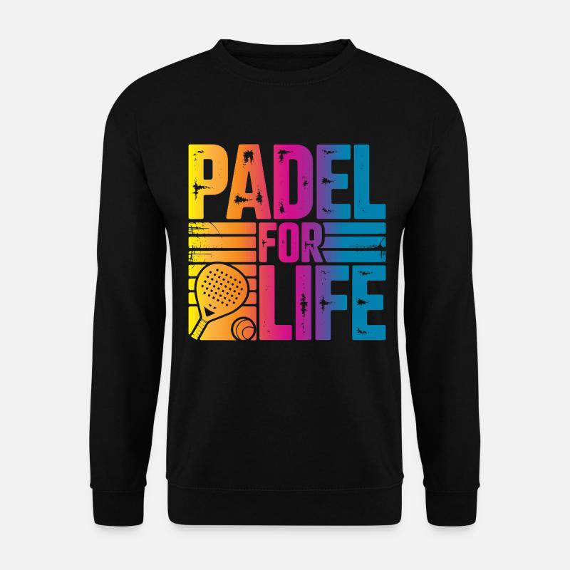 Padel for life - Unisex Pullover - Schwarz