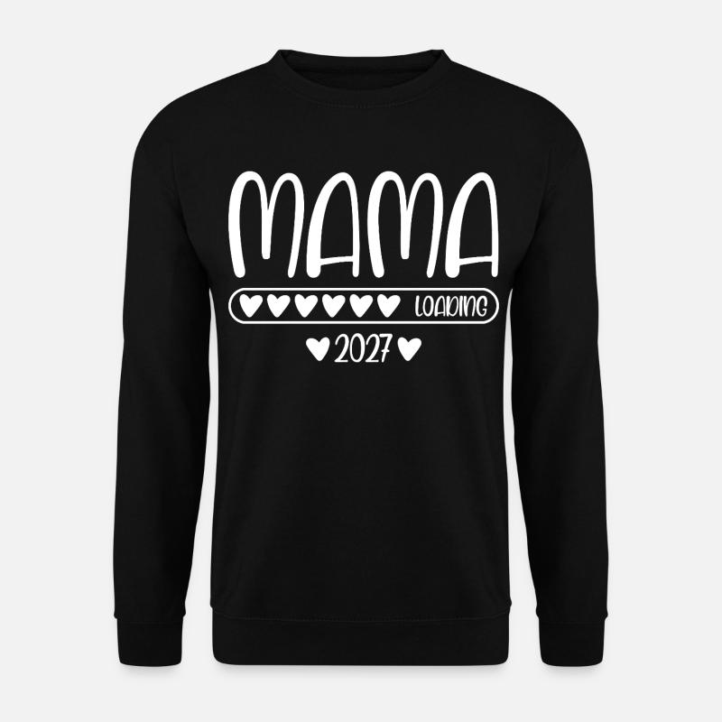 Mama 2027 loading - Unisex Sweatshirt - black