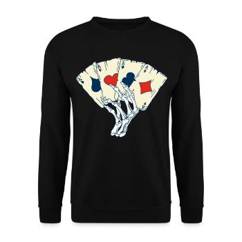 The Deadly Game - Unisex Sweatshirt - black - Front - Alina (178cm) & Michal (187cm)