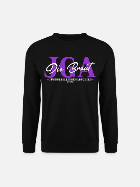 Braut - Junggesellinnenabschied 2026 JGA Damen - Unisex Pullover - Schwarz