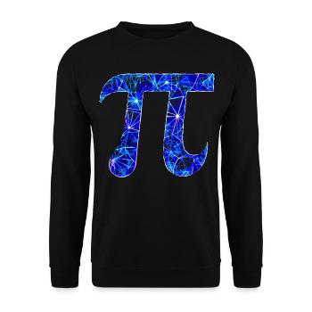 Number Pi - 3.14 - Unisex Sweatshirt - black - Front - Alina (178cm) & Michal (187cm)